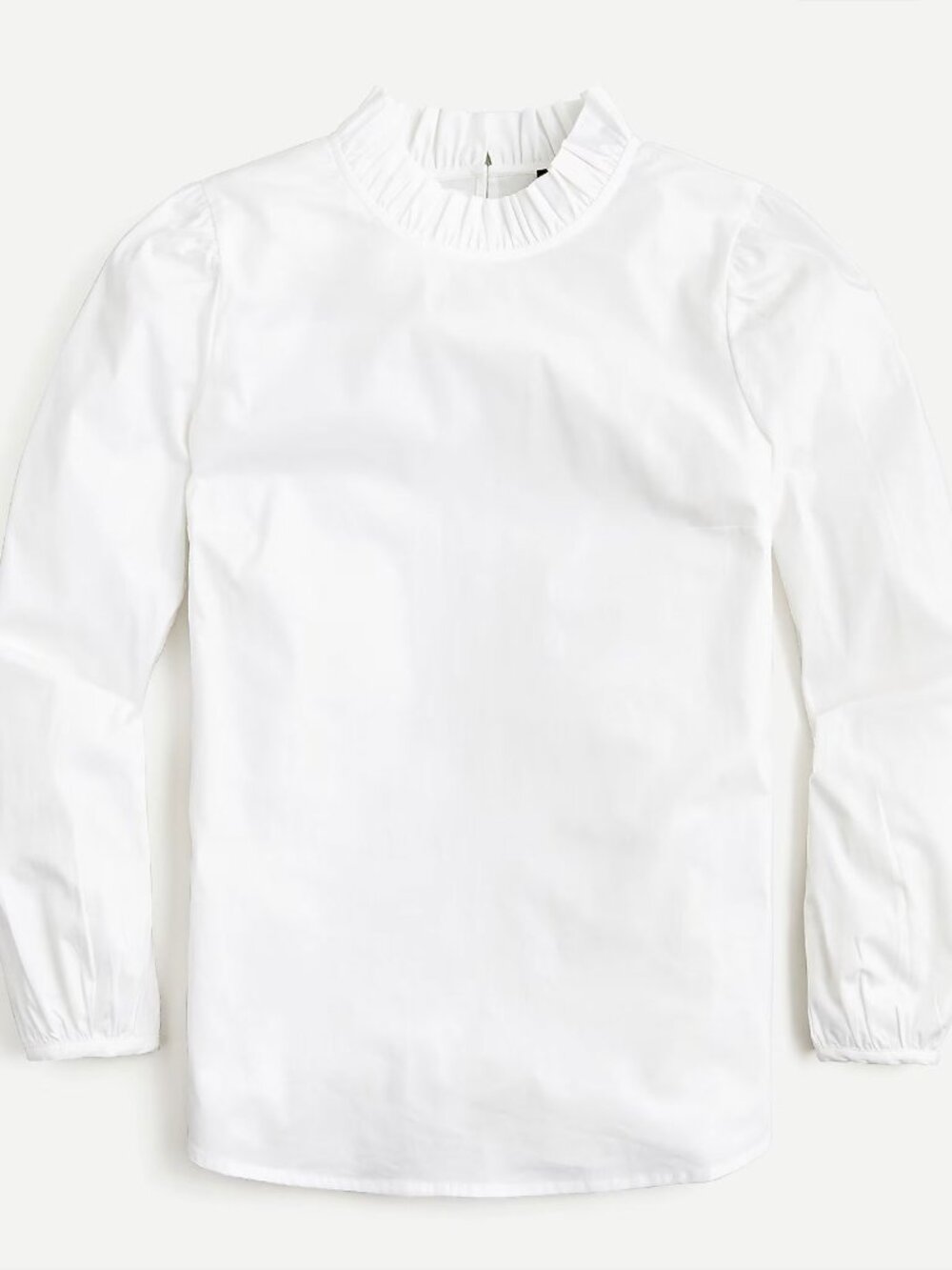 Jcrew Long-sleeve ruffleneck top